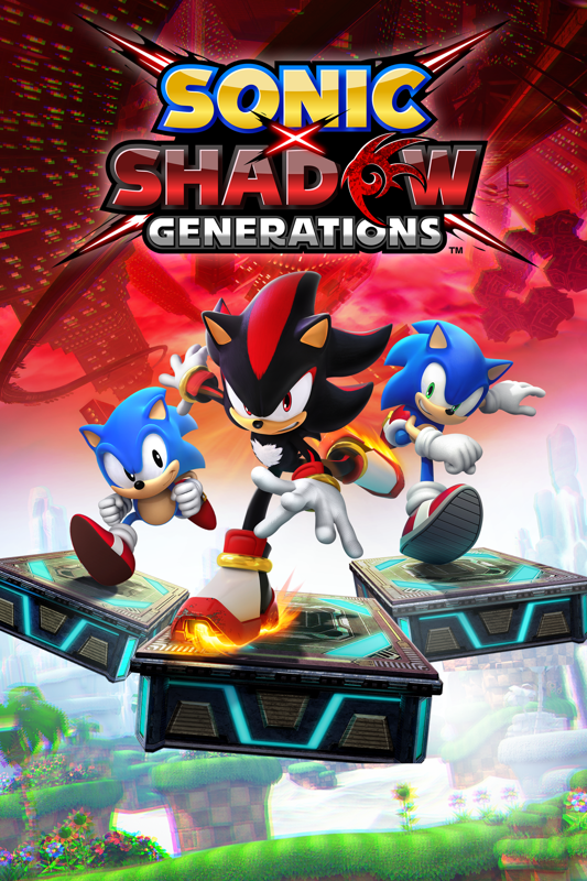 Sonic X Shadow Generations box art for Xbox Series X